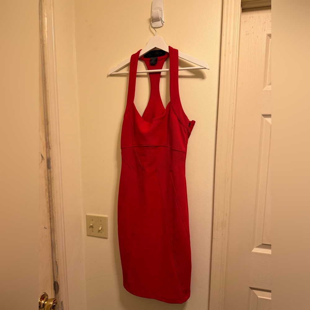 Sexy red dress